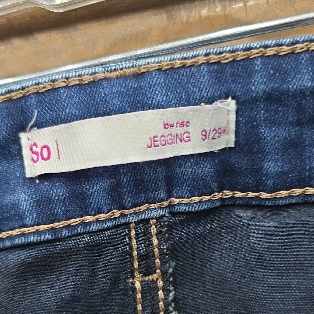 SO Deep Indigo Women's Jeggings - Picture 3 of 7